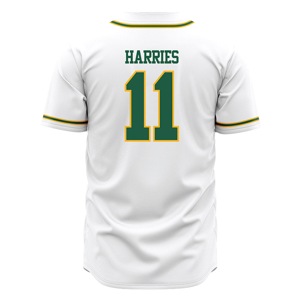 USFCA - NCAA Baseball : Tyler Harries - White Jersey-1