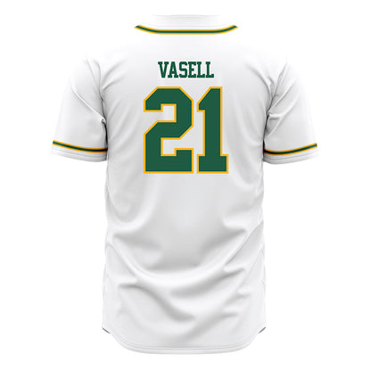 USFCA - NCAA Baseball : Tino Vasell - White Jersey-1