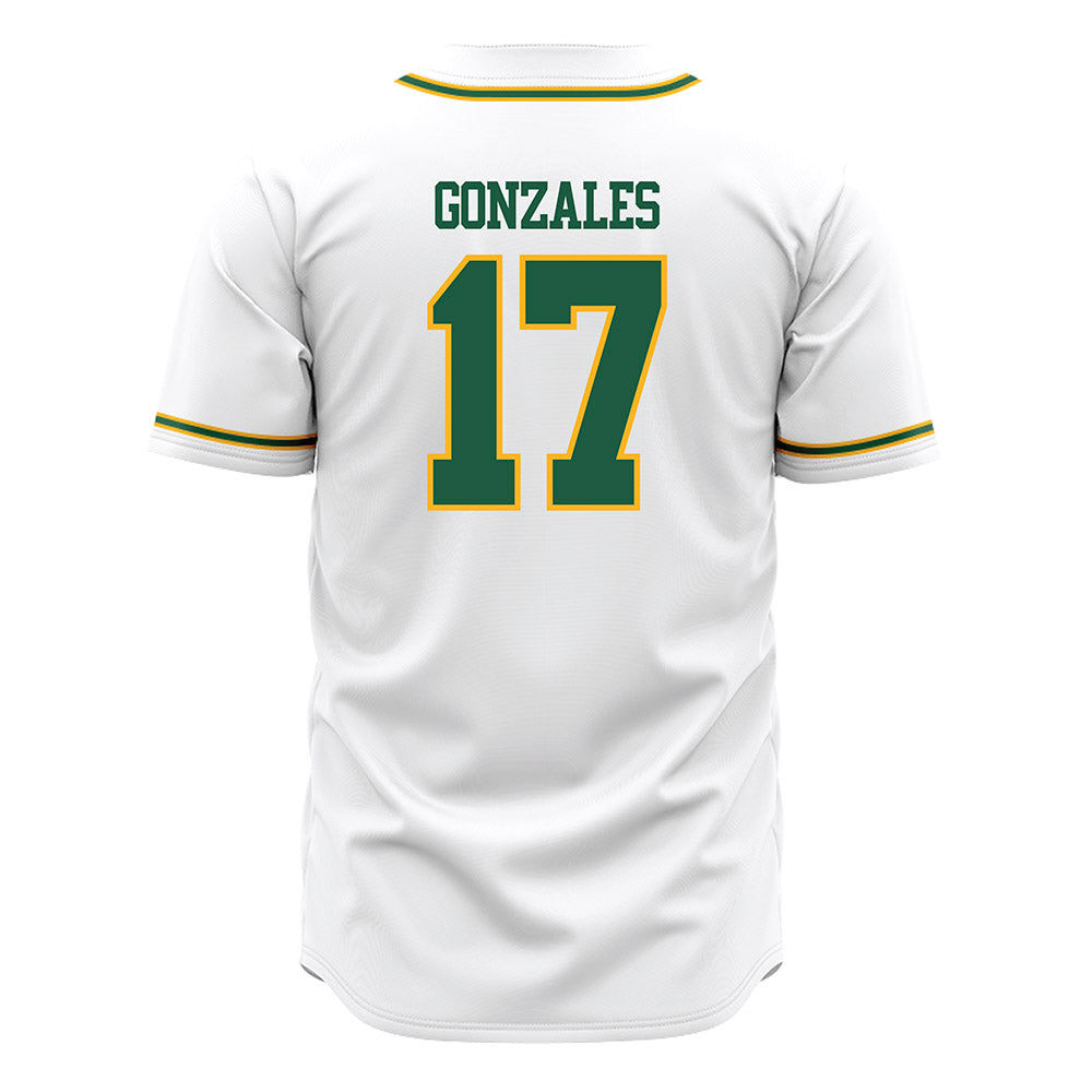 USFCA - NCAA Baseball : Thomas Gonzales - White Jersey-1