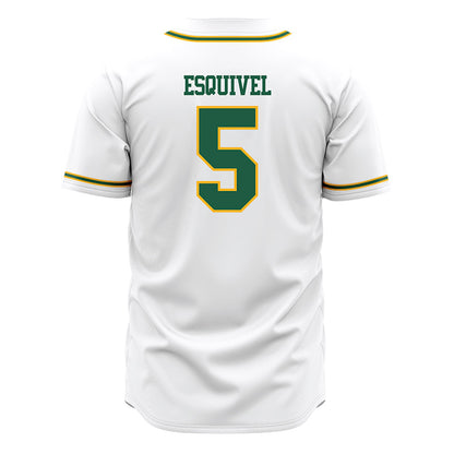 USFCA - NCAA Baseball : Eddison Esquivel - White Jersey-1