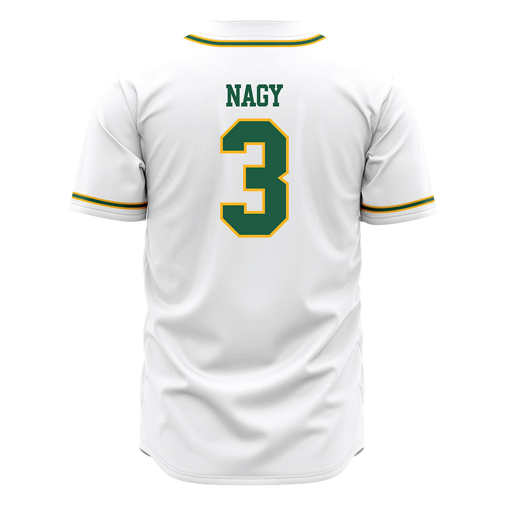 USFCA - NCAA Baseball : Zach Nagy - White Jersey-1