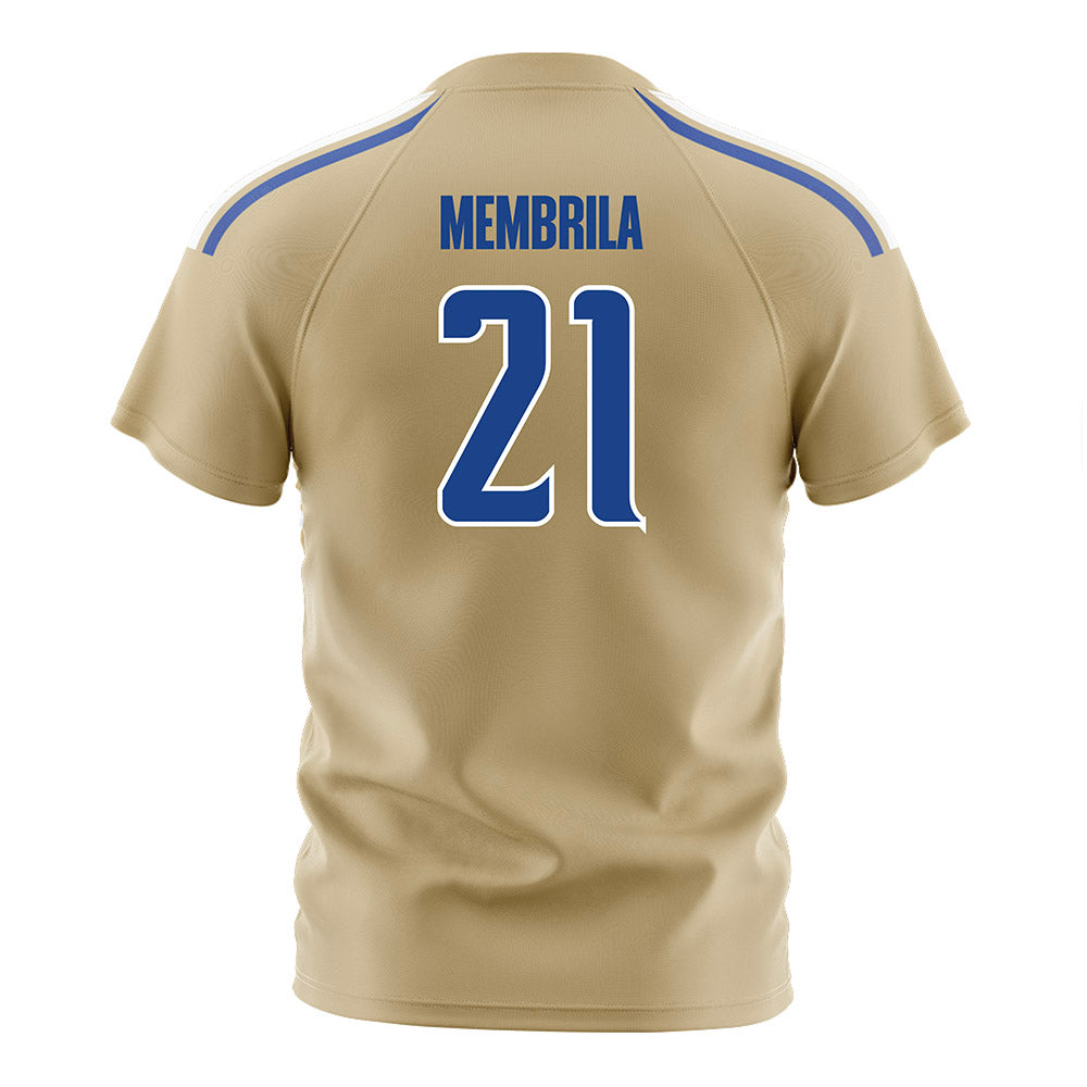 Tulsa - NCAA Men's Soccer : Aimar Membrila - Old Gold Soccer Jersey-1