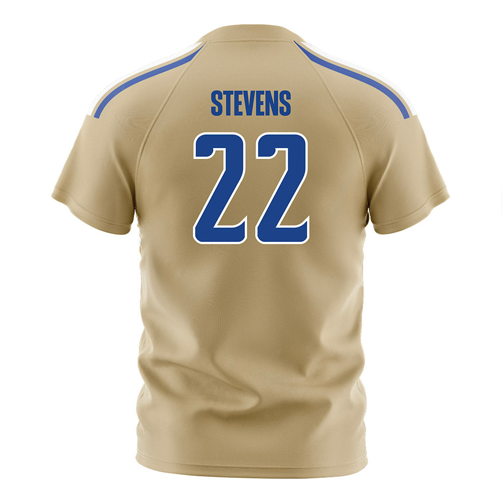 Tulsa - NCAA Men's Soccer : Danny Stevens - Old Gold Soccer Jersey-1