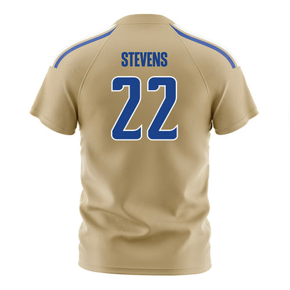 Tulsa - NCAA Men's Soccer : Danny Stevens - Old Gold Soccer Jersey-1