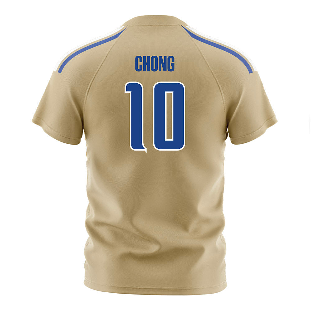 Tulsa - NCAA Men's Soccer : Gyuwon Chong - Old Gold Soccer Jersey-1