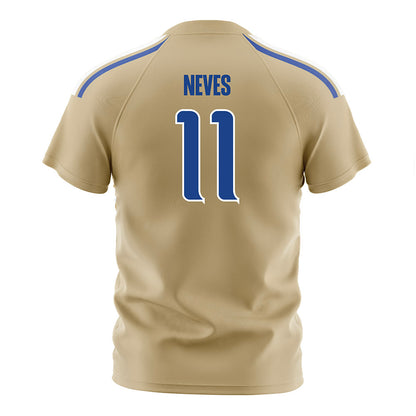 Tulsa - NCAA Men's Soccer : Joao Neves - Old Gold Soccer Jersey-1