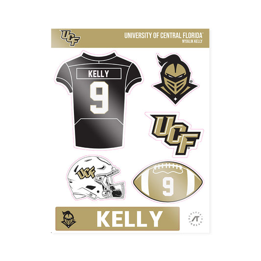 Central Florida - NCAA Football : Nyjalik Kelly - Sticker Sheet-0