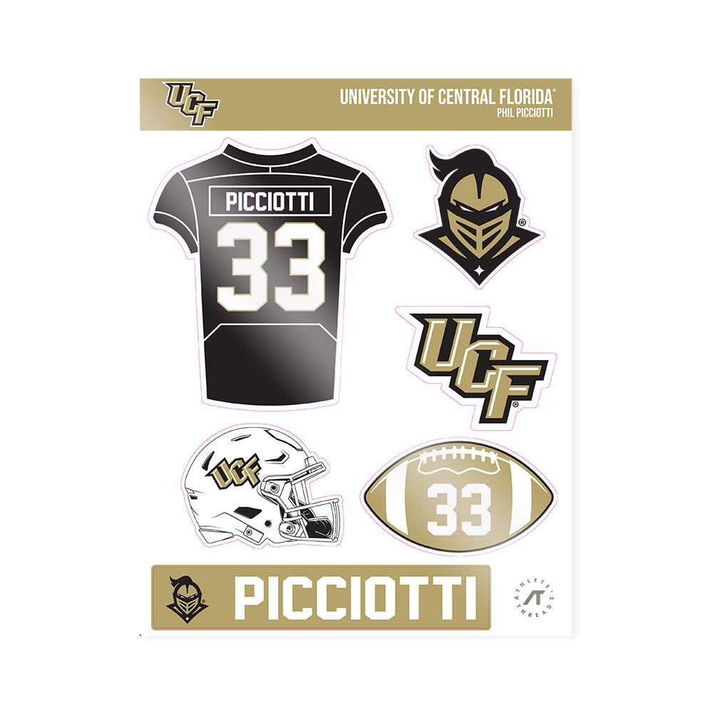 Central Florida - NCAA Football : Phil Picciotti - Sticker Sheet-0