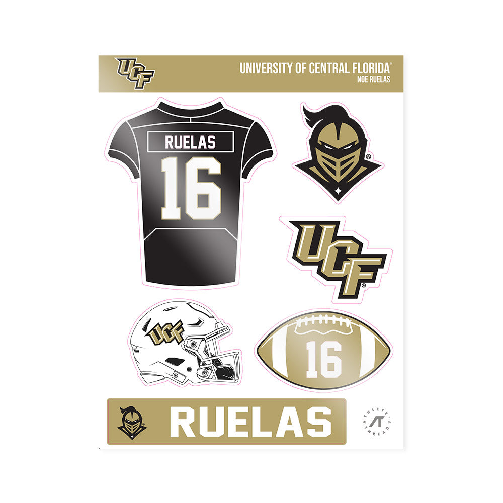 Central Florida - NCAA Football : Noe Ruelas - Sticker Sheet-0