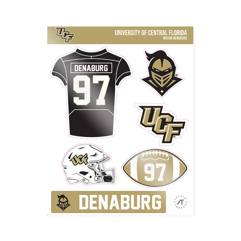 Central Florida - NCAA Football : Mason Denaburg - Sticker Sheet-0