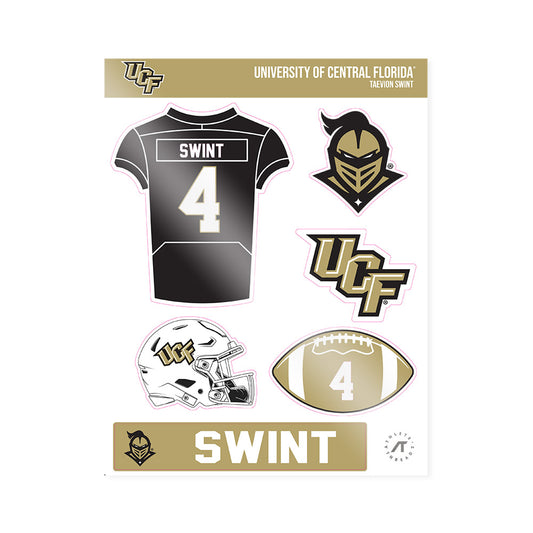 Central Florida - NCAA Football : Taevion Swint - Sticker Sheet-0