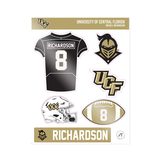 Central Florida - NCAA Football : Bredell Richardson - Sticker Sheet-0