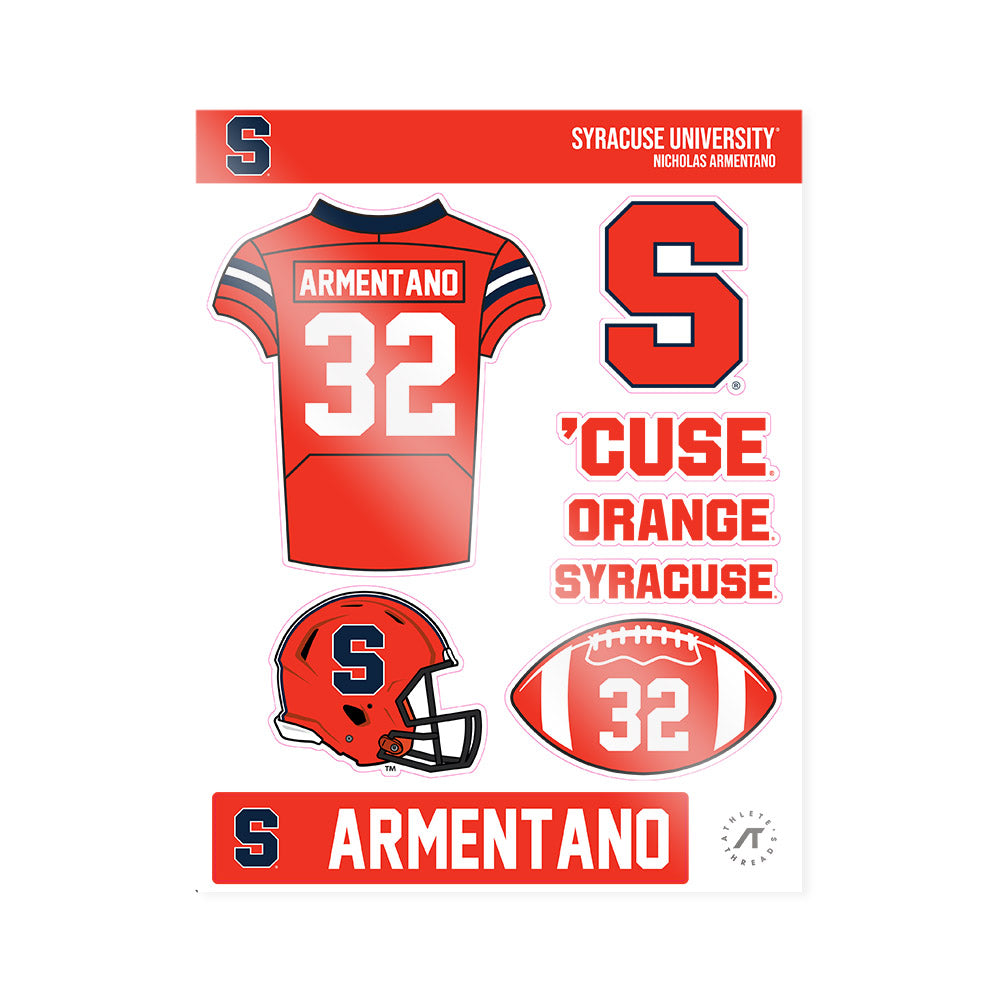 Syracuse - NCAA Football : Nicholas Armentano - Sticker Sheet-0