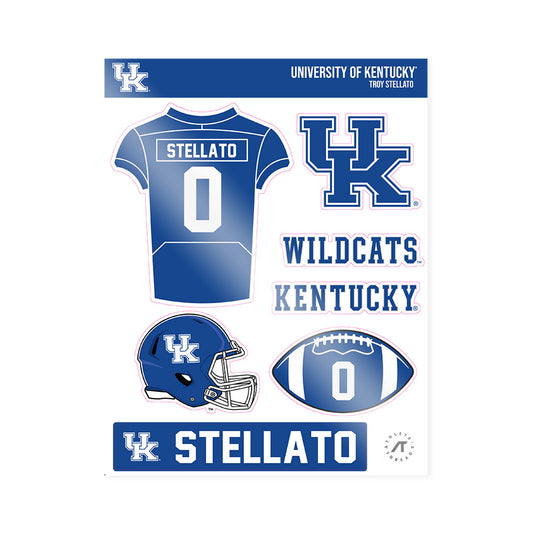 Kentucky - NCAA Football : Troy Stellato - Sticker Sheet-0