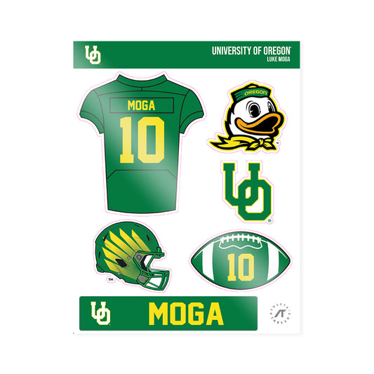 Oregon - NCAA Football : Luke Moga - Sticker Sheet-0