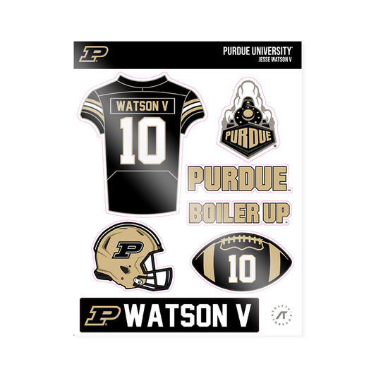 Purdue - NCAA Football : Jesse Watson V - Sticker Sheet-0