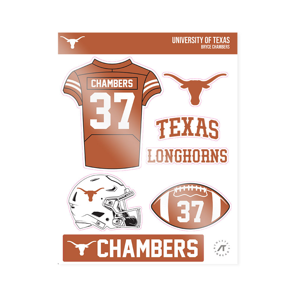 Texas - NCAA Football : Bryce Chambers - Sticker Sheet-0