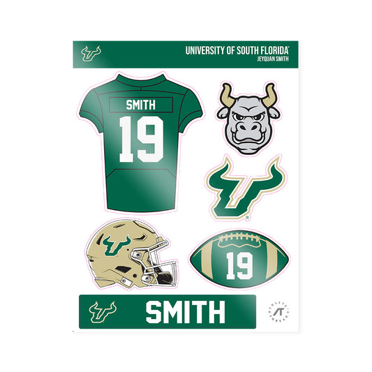 USF - NCAA Football : JeyQuan Smith - Sticker Sheet-0