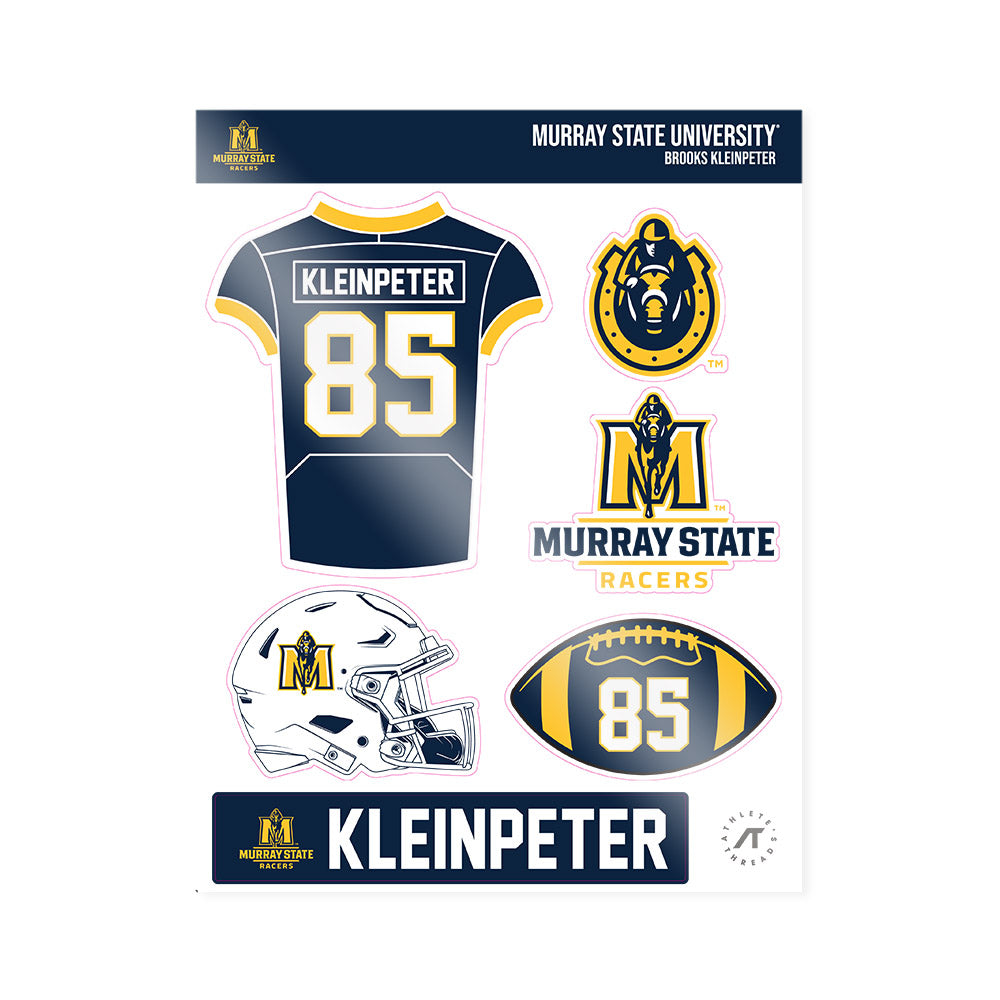 Murray State - NCAA Football : Brooks Kleinpeter - Sticker Sheet-0