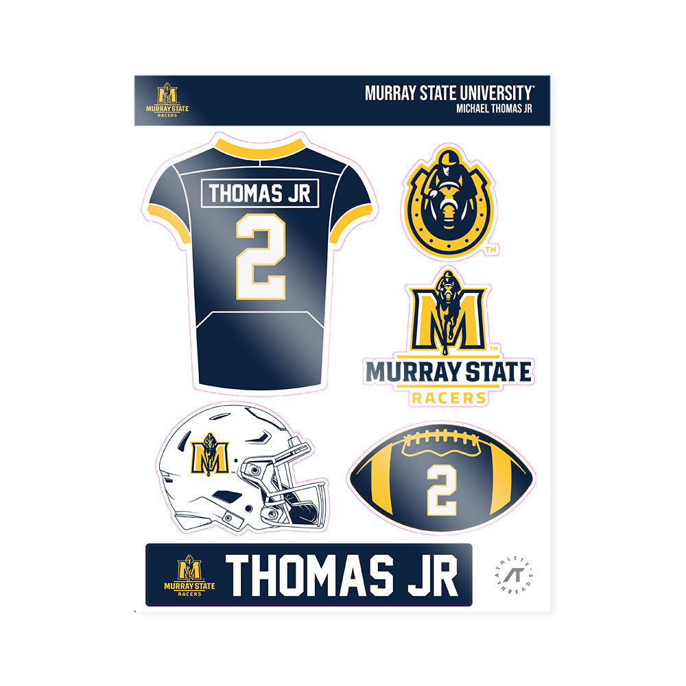 Murray State - NCAA Football : Michael Thomas Jr - Sticker Sheet-0