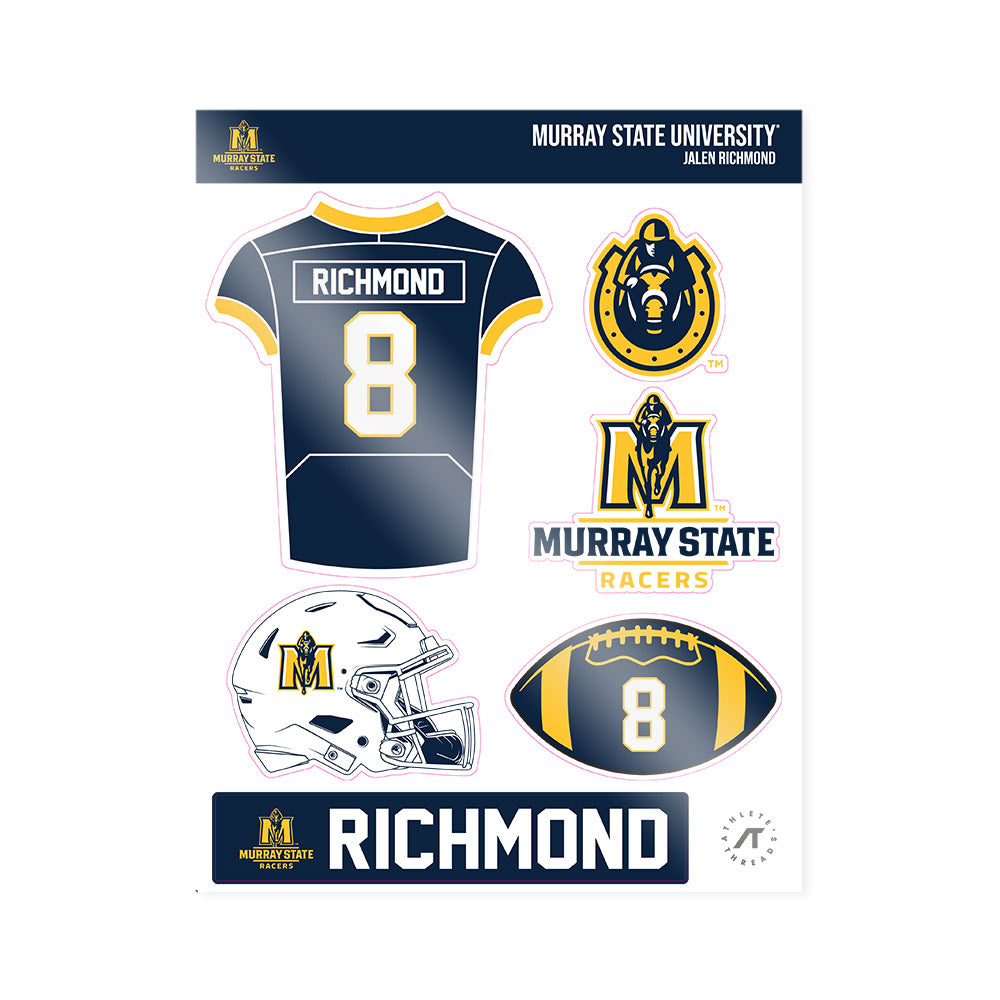 Murray State - NCAA Football : Jalen Richmond - Sticker Sheet-0