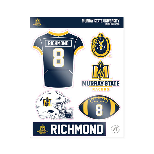Murray State - NCAA Football : Jalen Richmond - Sticker Sheet-0