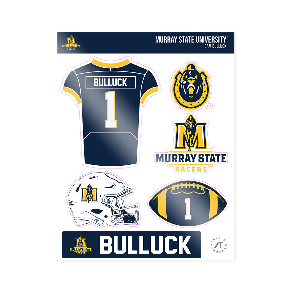Murray State - NCAA Football : Cam Bulluck - Sticker Sheet-0