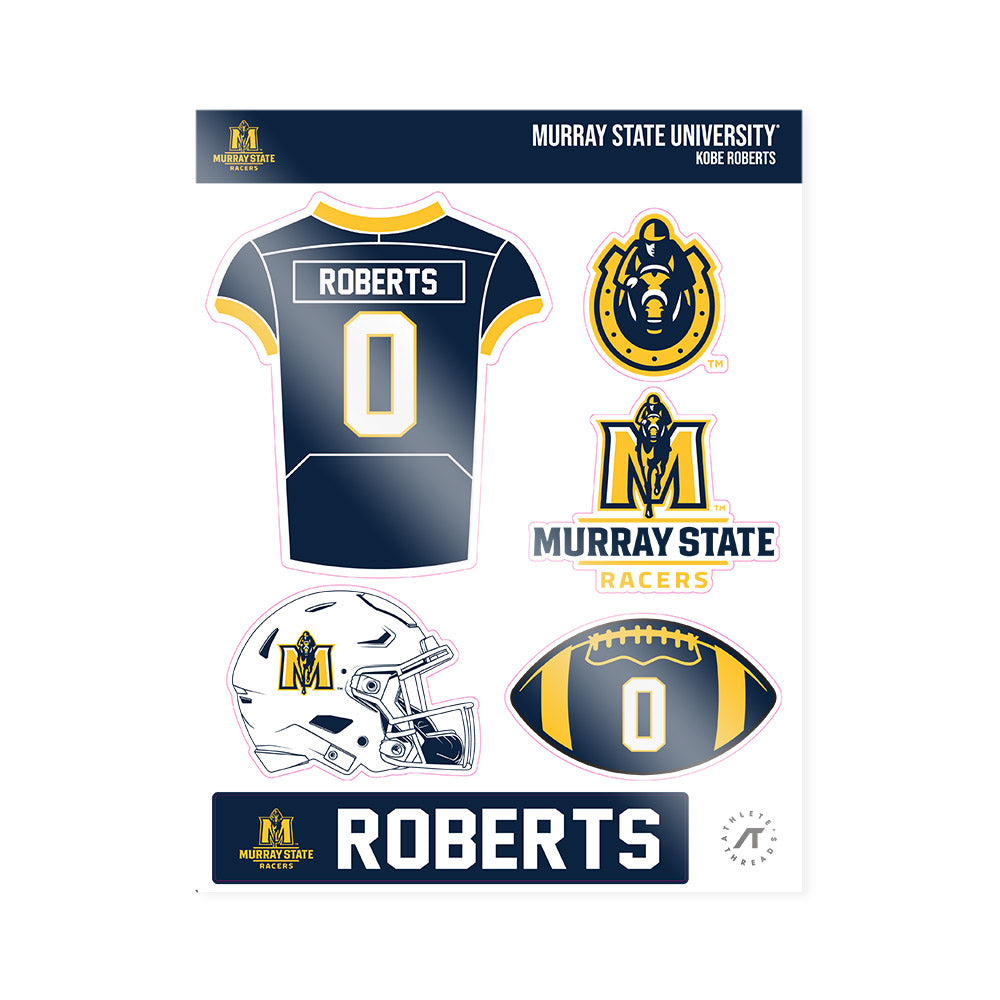 Murray State - NCAA Football : Kobe Roberts - Sticker Sheet-0