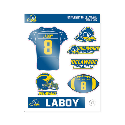 Delaware - NCAA Football : Nicholas Laboy - Sticker Sheet-0