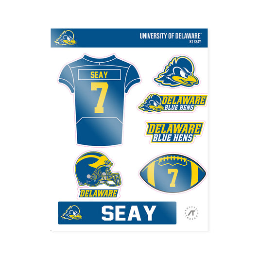 Delaware - NCAA Football : KT Seay - Sticker Sheet-0