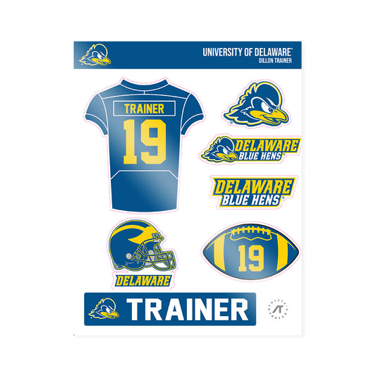 Delaware - NCAA Football : Dillon Trainer - Sticker Sheet-0