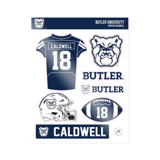 BU - NCAA Football : Griffin Caldwell - Sticker Sheet-0