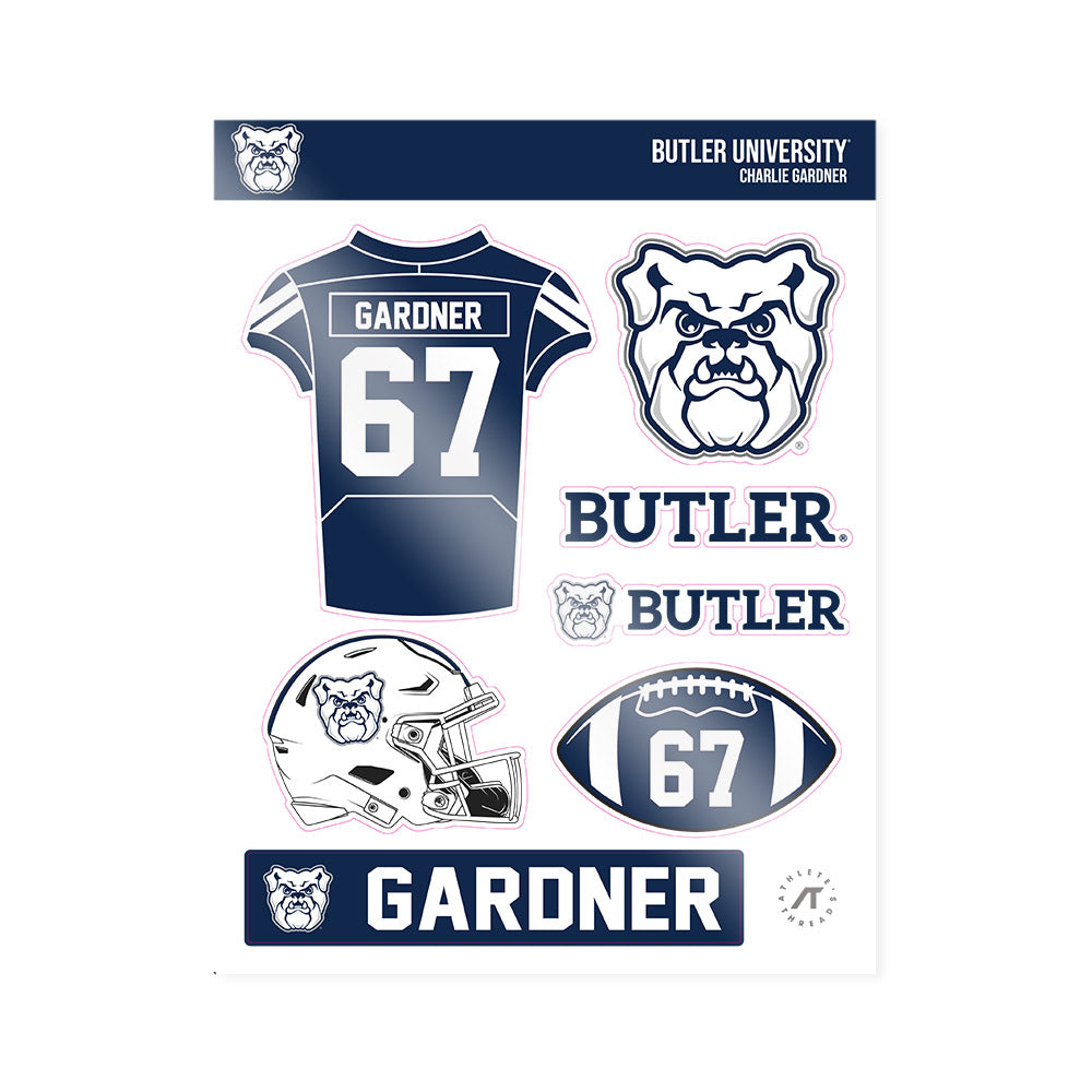 BU - NCAA Football : Charlie Gardner - Sticker Sheet-0