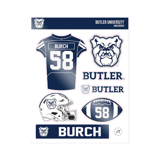 BU - NCAA Football : Jack Burch - Sticker Sheet-0