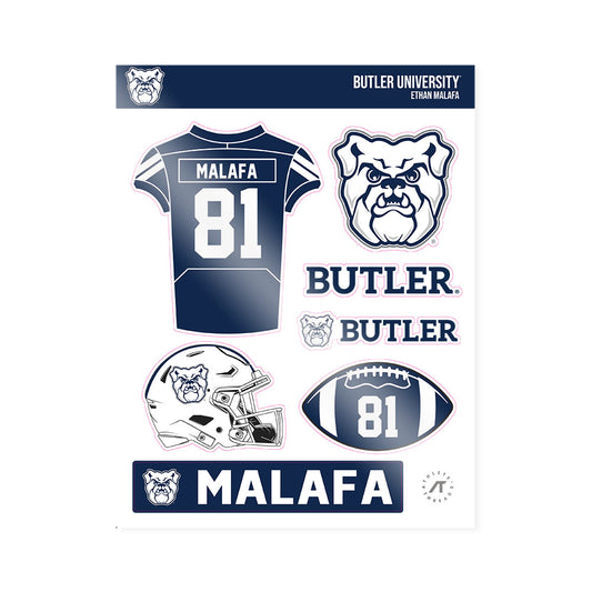 BU - NCAA Football : Ethan Malafa - Sticker Sheet-0