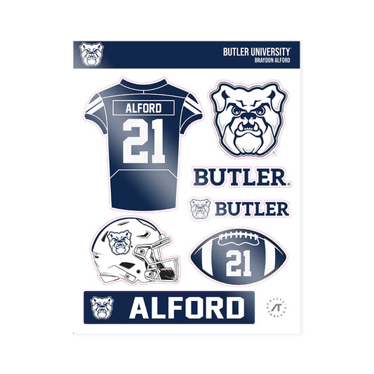 BU - NCAA Football : Braydon Alford - Sticker Sheet-0