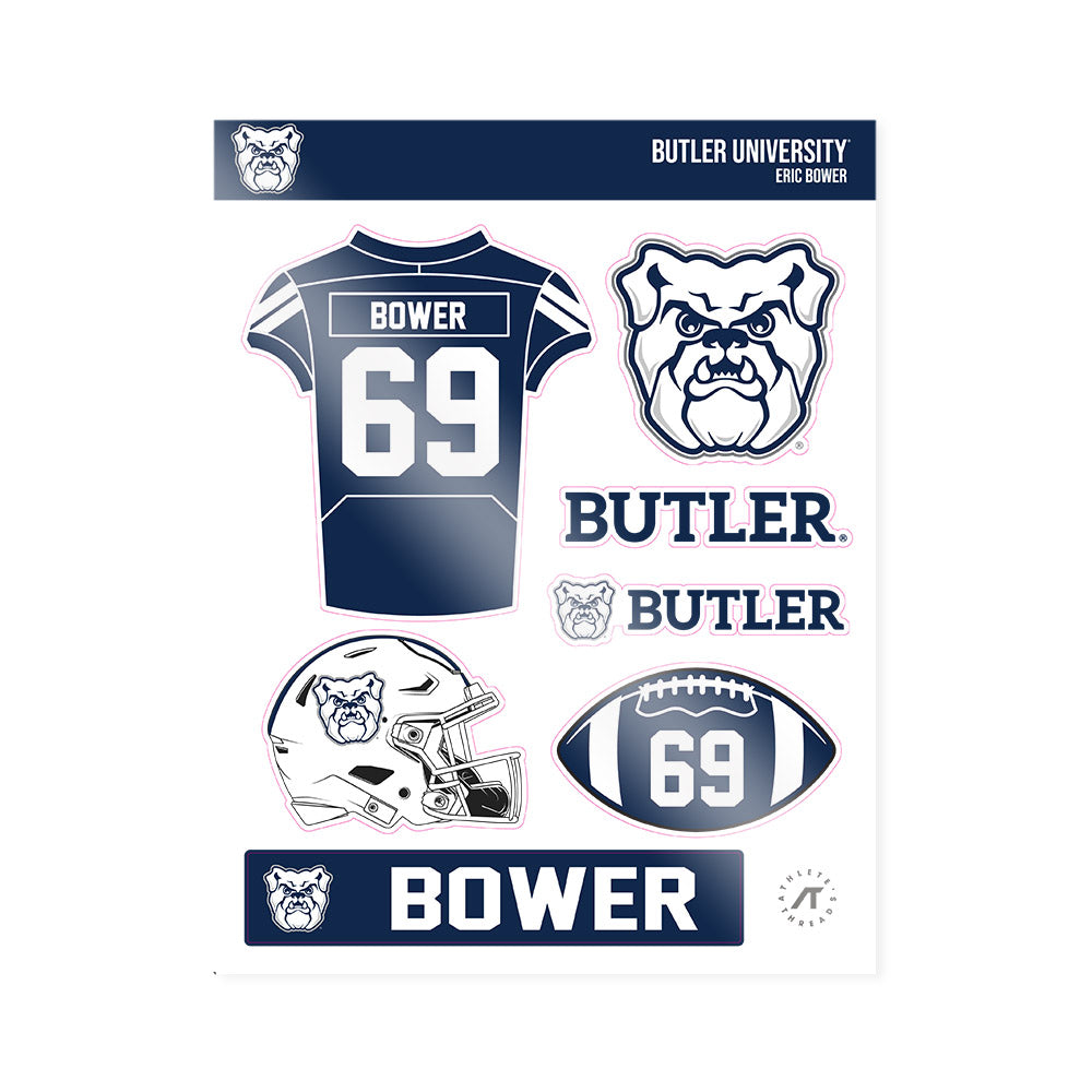 BU - NCAA Football : Eric Bower - Sticker Sheet-0
