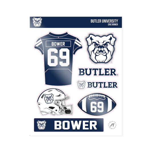 BU - NCAA Football : Eric Bower - Sticker Sheet-0