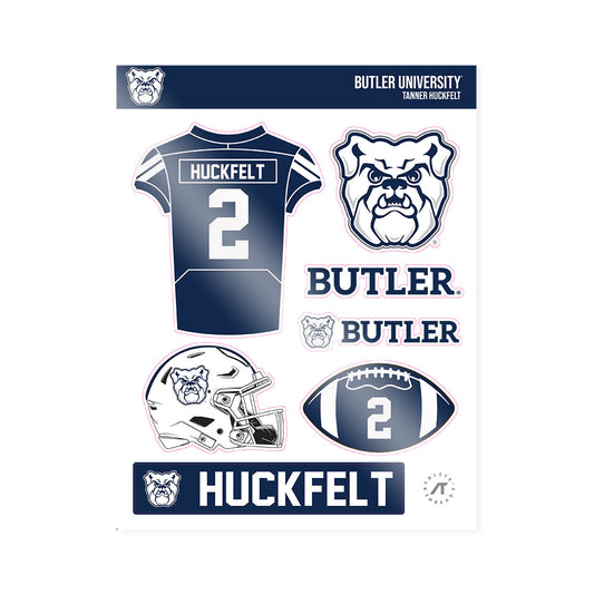 Butler - NCAA Football : Tanner Huckfelt - Sticker Sheet-0