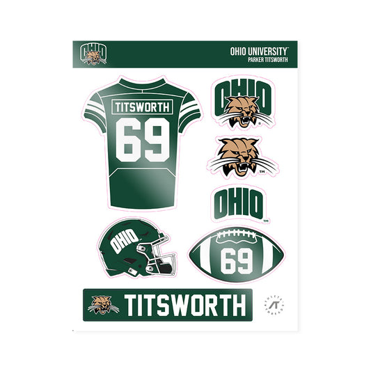 Ohio - NCAA Football Legends : Parker Titsworth - Sticker Sheet-0