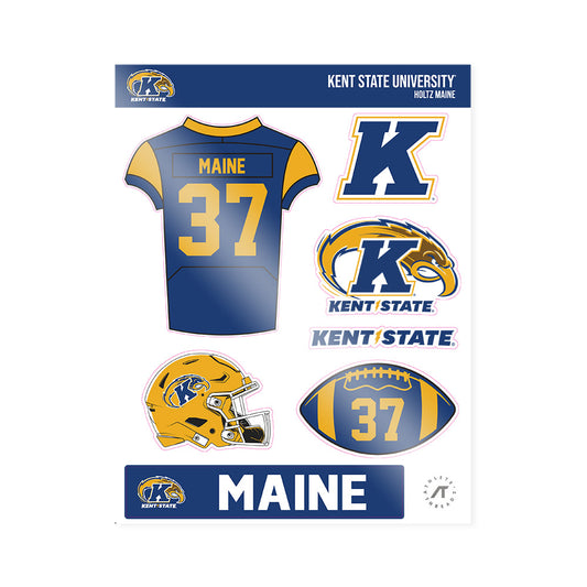Kent State - NCAA Football : Holtz Maine - Sticker Sheet-0