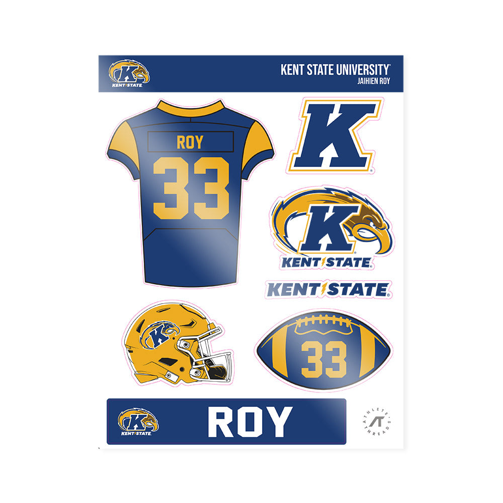 Kent State - NCAA Football : Jaihien Roy - Sticker Sheet-0