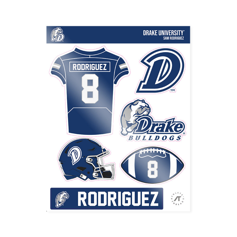 Drake - NCAA Football : Sam Rodriguez - Sticker Sheet-0