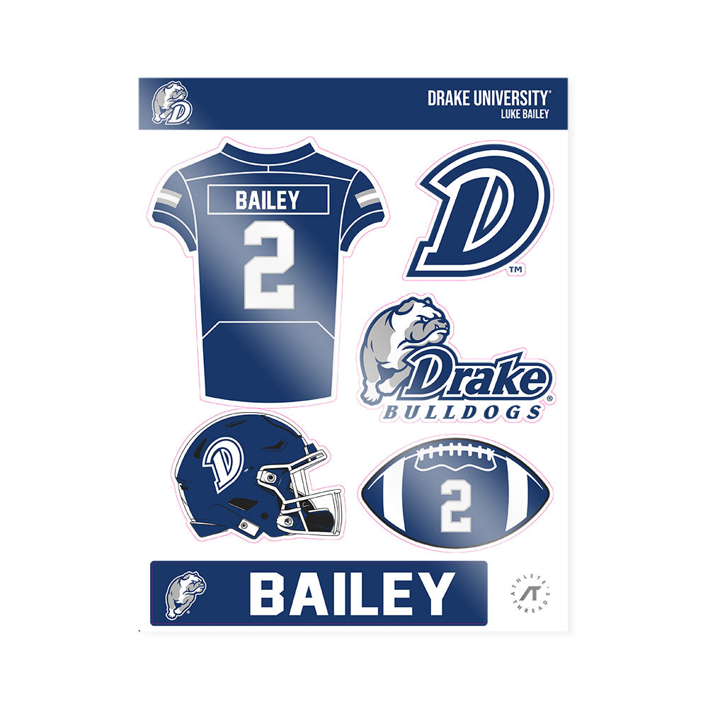 Drake - NCAA Football : Luke Bailey - Sticker Sheet-0