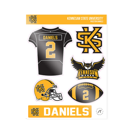 Kennesaw - NCAA Football : Preston Daniels - Sticker Sheet-0