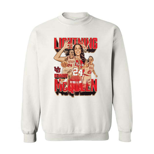 Utah - NCAA Women's Basketball : Kennady McQueen - Crewneck Sweatshirt-0