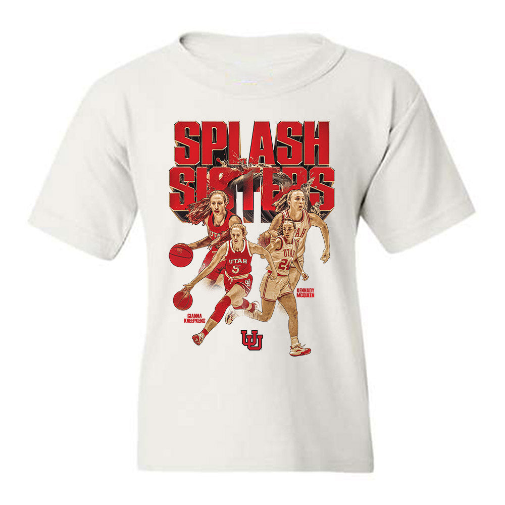 Utah - NCAA Women's Basketball : Gianna Kneepkens - Youth T-Shirt-0