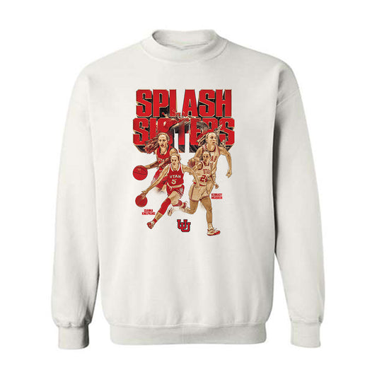 Utah - NCAA Women's Basketball : Gianna Kneepkens - Crewneck Sweatshirt-0