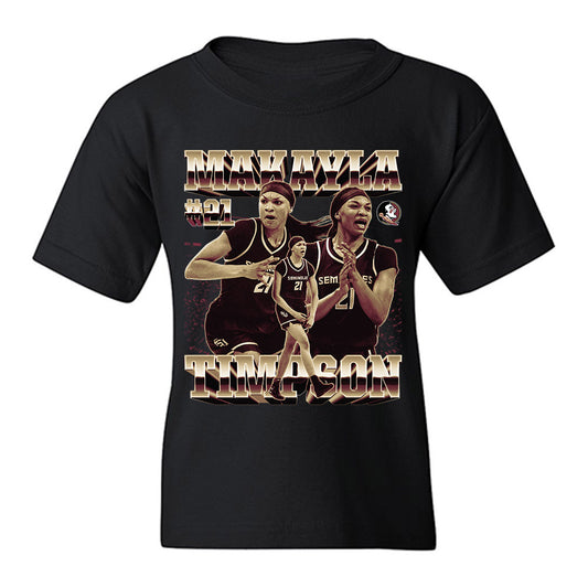 FSU - NCAA Women's Basketball : Makayla Timpson - Youth T-Shirt-0