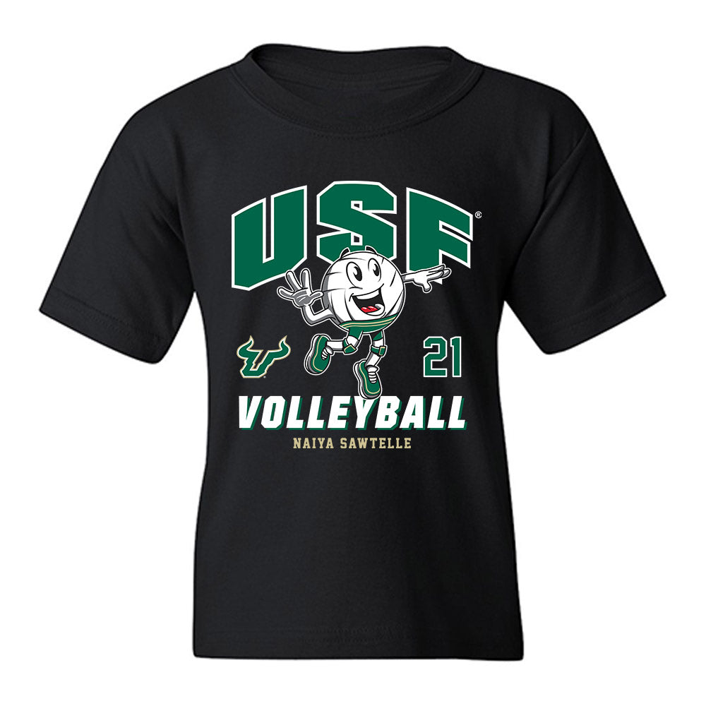 USF - NCAA Women's Volleyball : Naiya Sawtelle - Fashion Shersey Youth T-Shirt-0